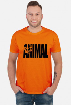 Animal napis czarny, t-shirt