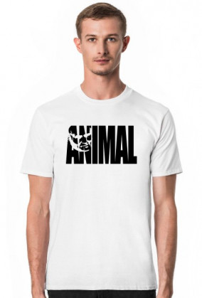 Animal napis czarny, t-shirt