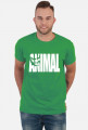 Animal napis biały, t-shirt