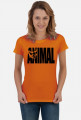 Animal napis czarny, damska