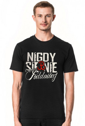 Koszulka męska NIGDY SIĘ NIE PODDAWAJ
