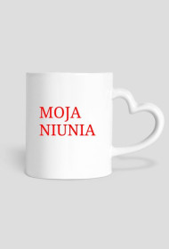 Kubek Moja Niunia Czerwony