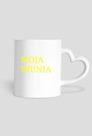 Kubek Moja Niunia Żółty