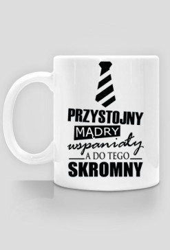 Przystojny i skromny