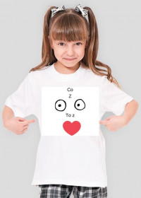 Koszulka dziecięca z kolekcji co z oczu to z serca
