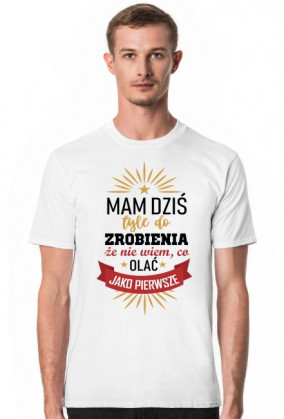 mam dziś tyle do zrobienie że nie wiem co olać jako pierwsze