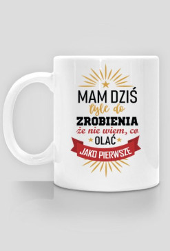 mam dziś tyle do zrobienie że nie wiem co olać jako pierwsze