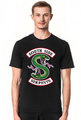 South Side Serpents Riverdale koszulka męska czarna