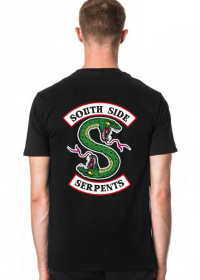 South Side Serpents Riverdale koszulka męska czarna tył