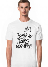 Jughead Riverdale Cole Sprouse koszulka męska biała
