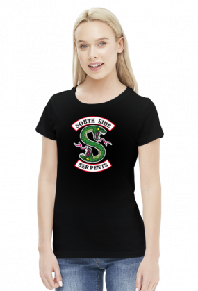 South Side Serpents Riverdale koszulka damska czarna