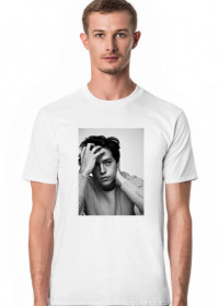 Cole Sprouse koszulka męska biała