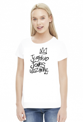 Jughead Cole Sprouse Riverdale koszulka damska biała