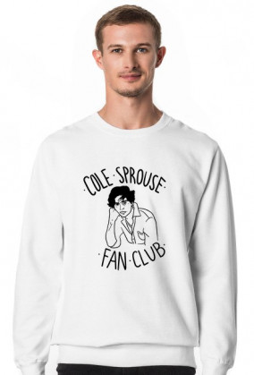Cole Sprouse bluza męska biała