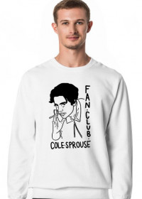 Cole Sprouse bluza męska biała