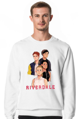 Riverdale bluza męska biała