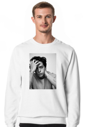 Cole Sprouse bluza męska biała