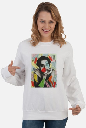 Cole Sprouse bluza damska biała