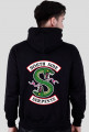South Side Serpents Riverdale bluza z kapturem męska czarna tył