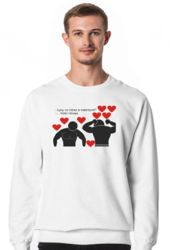 Bluza Łysy co robisz w walentynki?