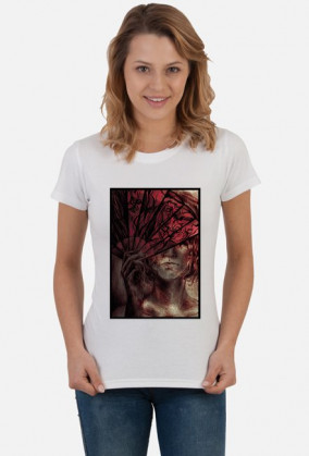 koszulka damska z nadrukiem