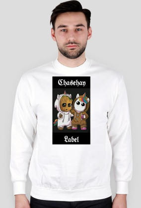 Bluza chasehay czarna jednorożec