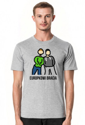 Koszulka Europkowi Bracia logo (jasna)