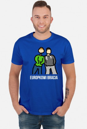 Koszulka Europkowi Bracia logo (ciemna)