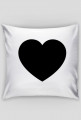Poszewka Serce Black