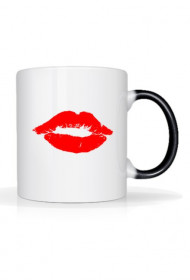 Kubek Magiczny Zmysłowy Usta Red