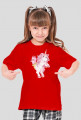 Koszulka z jednorożcem dziewczynka - Różowy jednorożec
