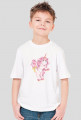 Koszulka z jednorożcem chłopiec - Różowy jednorożec