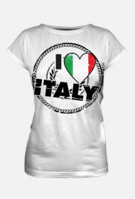 Koszulka damska I Love Italy