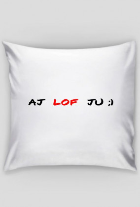 Poszewka Aj Lof Ju