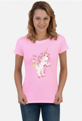 Koszulka z jednorożcem - Różowy jednorożec