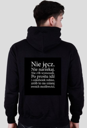 Bluza chasehay czarna nie jęcz