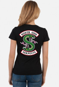 South Side Serpents Riverdale koszulka damska czarna tył