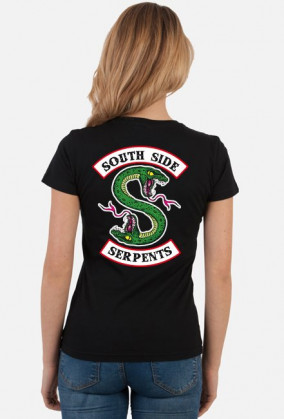 South Side Serpents Riverdale koszulka damska czarna tył