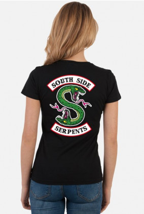 South Side Serpents Riverdale koszulka damska czarna tył