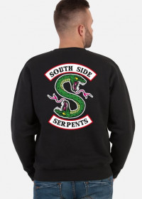 South Side Serpents Riverdale bluza męska czarna tył