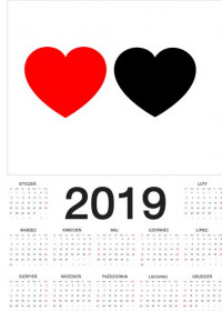 Kalendarz 2019 Serca Dwa
