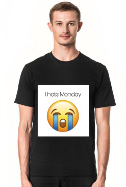 Koszulka męska i hate monday