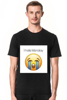 Koszulka męska i hate monday