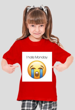 bluzka dziecięca i hate monday dziewczęca