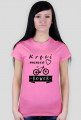 Koszulka Rowerzystki "Kręci mnie Rower" Jasne Kolory