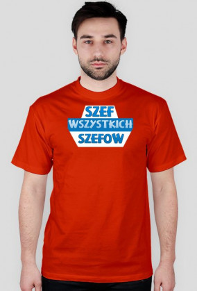 Koszulka - Szef Wszystkich Szefow - Wszystkie kolory - Męska