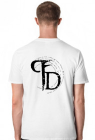 Plague Doctor Tshirt męski przód + tył - biały