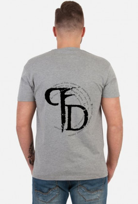 Plague Doctor Tshirt męski przód + tył - biały