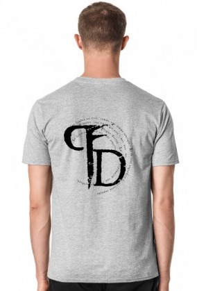 Plague Doctor Tshirt męski przód + tył - biały