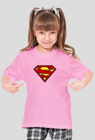 KOSZULKA SUPER GIRL DLA DZIEWCZYNKI